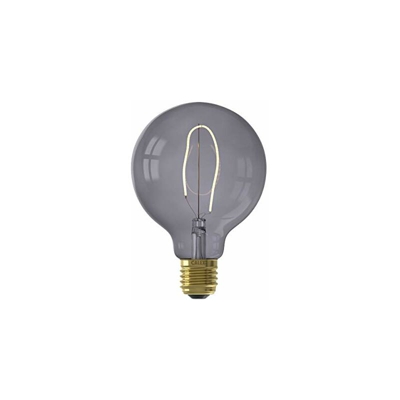Lampada LED dimmerabile, in vetro, 4 W, colore: Grigio topazio - Calex