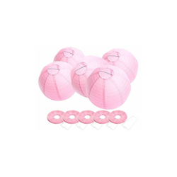 Paralumi di carta per feste e giardini, 20 pezzi da 20 cm lâ??uno Decorazione moderna. Colore: rosa. - Fullberg características