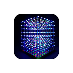 iCubeSmart 3D8S-MULTI) - Kit di montaggio a cubo, con luci a LED 3D, 8 x 8 x 8 cm, per laboratori elettronici, regali creativi, appassionati di precio