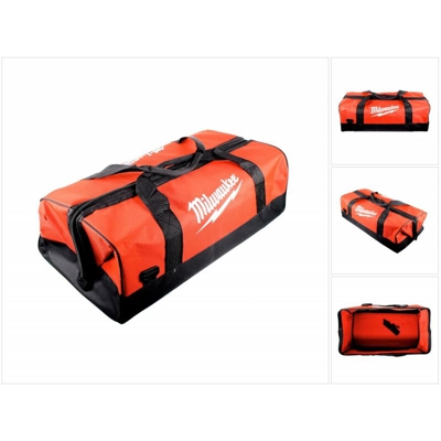 Milwaukee Borsa da trasporto rossa / nera con Impugnatura ( LxlxA 61 x 33 x 33 cm )