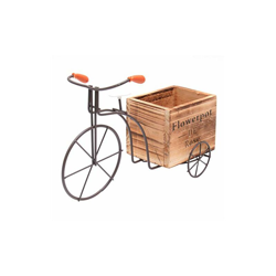 Fioriera da bicicletta, per giardino, decorazione di interni ed esterni, stile rustico - Cabilock en oferta