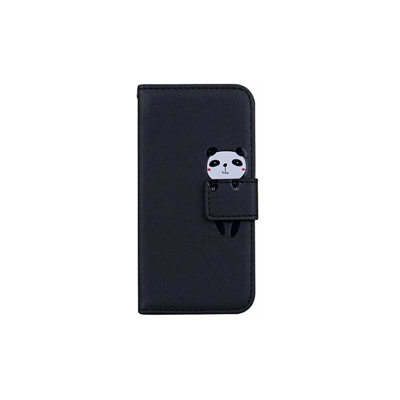Custodia a portafoglio in pelle PU con scomparti per carte di credito, compatibile con Samsung Galaxy A21S â?? Panda - Yagook