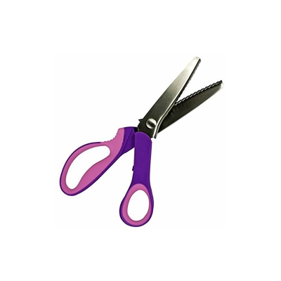 Nova - Forbici Professionale sartoria Zig Zag Viola uso confortevole