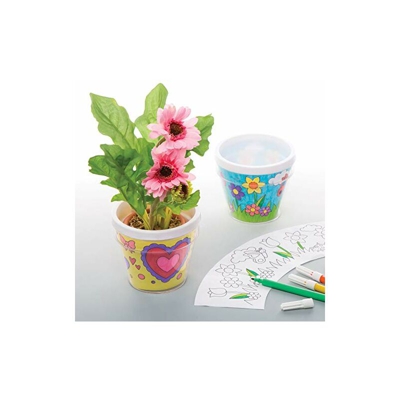 Crea vasetti personalizzati (confezione da 2) - Creazioni per bambini, da decorare ed esporre - Baker Ross