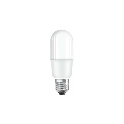 OSRAM LED STAR STICK Pacco da 10 x Lampadina LED, Attacco: E27, Bianca Calda, 2700 K, 8 W, Equivalenti a 60 W, Opaco, LED STAR STICK, Opaco, Taglia