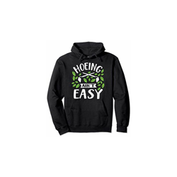 Hoeing Ain't Easy Funny Summer Vegetable Garden Felpa con Cappuccio características