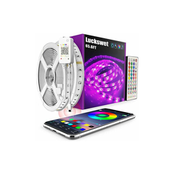 Striscia LED RGB 5050, 20 m, 600 LED musicali Bluetooth, striscia luminosa a LED, funzione musicale, controllo app e telecomando 44 tasti, 16 milioni en oferta