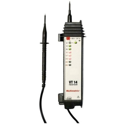VT 14 Tester di tensione a due poli CAT III 600 V LED - Multimetrix