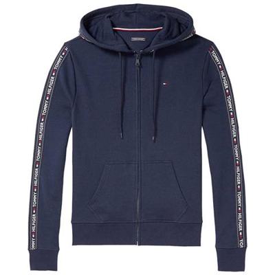 Felpe Tommy Hilfiger Logo Tape Lounge Hoody Abbigliamento Uomo Xl