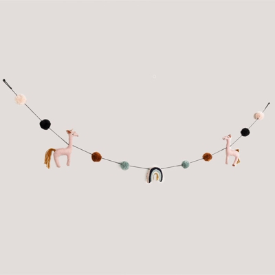 Ghirlanda decorativa per bambini Nef Multicolore Fresh Cotone - Sklum