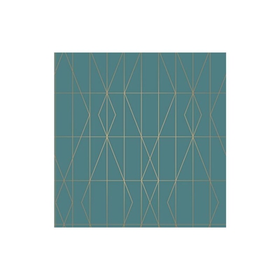 UW24786 Déco Diamond Geo - Parete laterale, colore: foglia di tè - Urban Walls