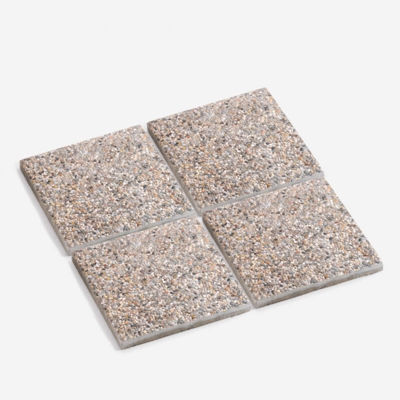 Set 4 piastre cemento 50x50 cm base piscina mattonella giardino gazebo