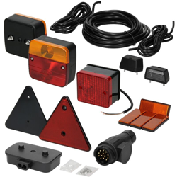 Set luci posteriori per rimorchio catarifrangente 13 poli illuminazione vehicoli en oferta
