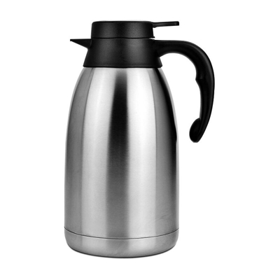 Thsinde - Brocca isotermica a doppia parete - Caraffa da caffè in acciaio inossidabile - Brocca termica che mantiene le bevande calde per 12 ore o
