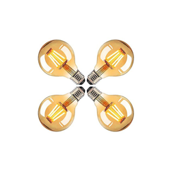 Lampadina Edison E27, 4 W, G80, a LED Edison, rotonda, stile vintage, con luce calda antica, ideale per nostalgici, decorare la casa, il caffè, bar precio