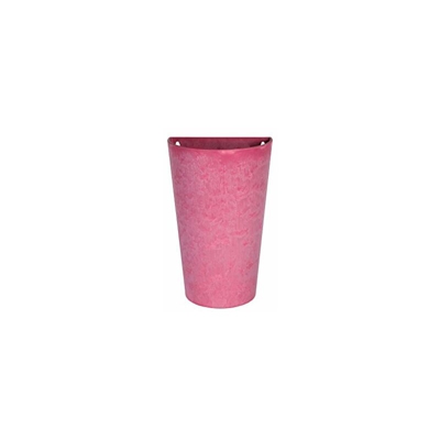 Vaso da fiori Oggetto da parete Claire, resistente al gelo e leggero, Rosa, 30x18x49cm - Artstone