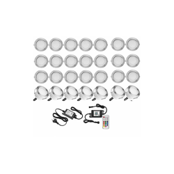 Sumaote - Faretto LED da incasso a LED RGB per illuminazione da pavimento, compatibile con Alexa, IFTTT, telefono intelligente Ã? 45 mm, IP67, kit precio