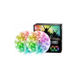Musical 5050 RGB, striscia luminosa a LED con 300 LED, funzione musicale, calendario personale, controllo app en oferta