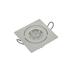 Faretto da soffitto orientabile con luce fredda 6350Â K, 3Â W, bianco, 118Â x 72Â mm - Guli características