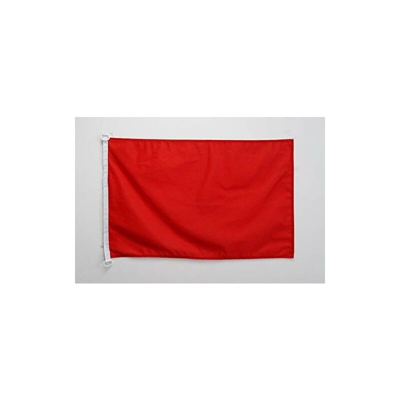Bandiera Monocolore Rosso 150x90cm - Bandiera Rossa 90 x 150 cm Speciale Esterno - Az Flag