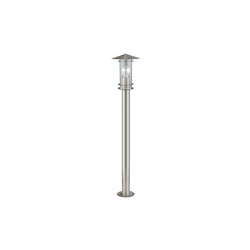 Lisio - Lampada da esterno a 1 luce, in acciaio INOX, colore: argento, vetro trasparente, attacco: E27, IP44 - Eglo precio