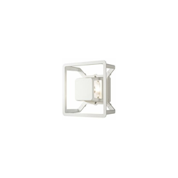 7989Â â??Â 250Â Pescara lampada da parete/ad alta potenza 3Â W LED/acrilico trasparente lens-aluminium bianco opaco - Konstsmide en oferta