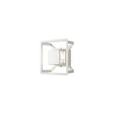7989Â â??Â 250Â Pescara lampada da parete/ad alta potenza 3Â W LED/acrilico trasparente lens-aluminium bianco opaco - Konstsmide