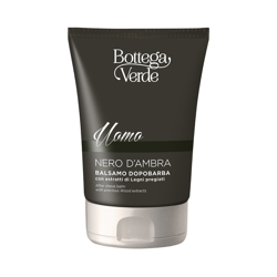 UOMO - Negro Ámbar - Bálsamo para después del afeitado con extractos de maderas preciosas - (75 ml) en oferta
