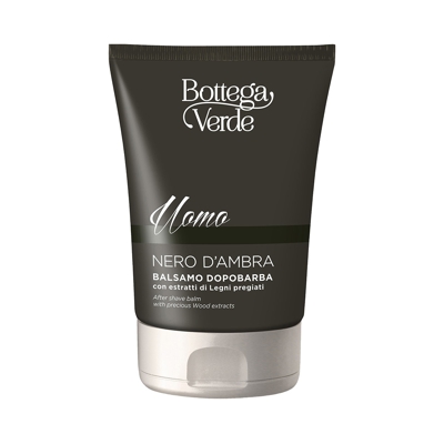 UOMO - Negro Ámbar - Bálsamo para después del afeitado con extractos de maderas preciosas - (75 ml)