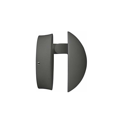 Ledvance Outdoor Facade Indirect Applique da Esterno, 13W, Luce Calda, 3000K IP54, Grigio Scuro