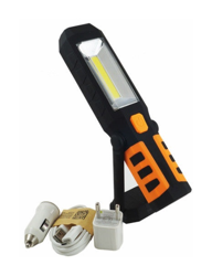 Lampada Torcia Lavoro Calamita Portatile Led Ricaricabile Faro Officina Pesca C características