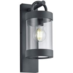 Trio Leuchten 204160142 - Lampada da parete per esterni Sambesi, in alluminio pressofuso nero opaco, acrilico trasparente, non inclusa 1 x E27. precio