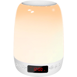 Luce notturna da comodino dimmerabile con controllo tattile multifunzionale con sveglia Connessione BT portatile Lettore musicale Lampada LED características
