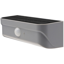 Lampada da parete solare a tre modalita di illuminazione Nero / Grigio / Blu / Arancio,Grigio scuro en oferta