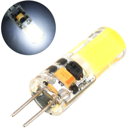 Asupermall - Lampada a LED dimmerabile G4 Lampada a LED COB in silicone 12V CC 3W Sostituire l'illuminazione alogena,bianca en oferta