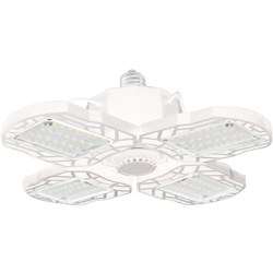 Asupermall - Il garage ha condotto la lampada da soffitto pieghevole deformabile principale deformabile principale E27 per illuminazione garage / en oferta