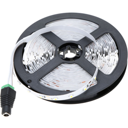 Asupermall - LED bianco luce flessibile di striscia luce SMD 3528 60LEDs/m 5m/lotto con 12V 2A adattatore per Bar Hotel Ristorante precio