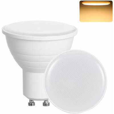GU10 AC180-240V 6W Lampadina a Led Lampadina Tazza Ampolla Led per Riflettore Domestico Risparmio Energetico,Bianco caldo | 120 gradi
