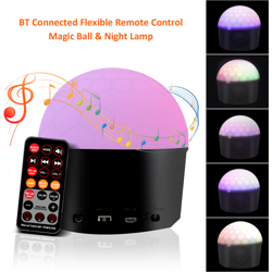 DC 5 V 6 W 9 L-ED BT Mini discoteca connessa M-agic Palla Palcoscenico Apparecchio di illuminazione Lampada da notte Alimentazione USB Operated en oferta