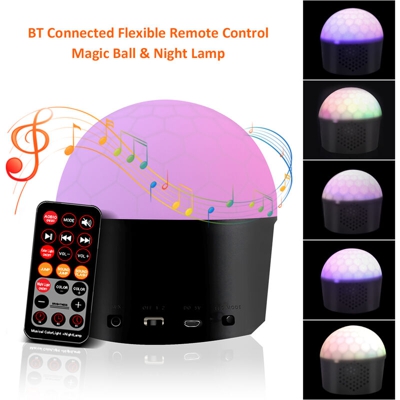 DC 5 V 6 W 9 L-ED BT Mini discoteca connessa M-agic Palla Palcoscenico Apparecchio di illuminazione Lampada da notte Alimentazione USB Operated