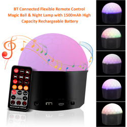 DC 5 V 6 W 9 L-ED BT Mini discoteca connessa M-agic Palla Palcoscenico Apparecchio di illuminazione Lampada da notte Alimentazione USB Operated precio