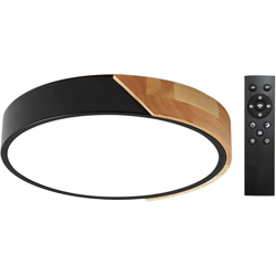 Asupermall - AC220-240V 24W LED Lampada circolare rotonda Plafoniera Connessione collegata BT Controllo app con telecomando per corridoio Scala precio