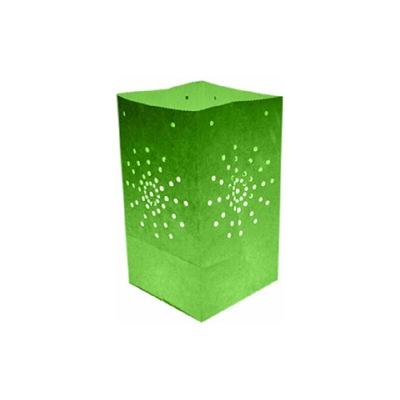 1724 - Maya, lanterna luminosa a forma di sacco, colore: Verde - Skylantern Original