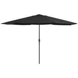 Ombrellone Da Esterni Con Palo In Metallo 400 Cm Nero precio