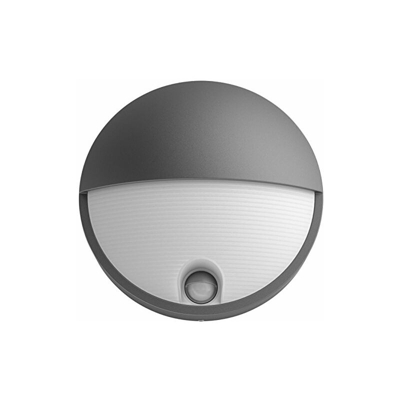Philips Lampada da esterno a LED applique con sensore Capricorn antracite luce bianco freddo
