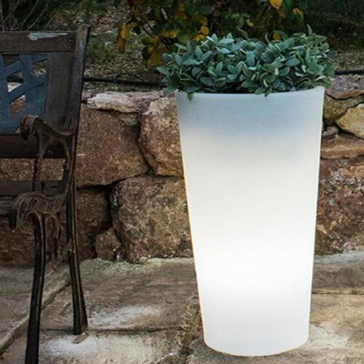 Vaso Solare Mod.Ficus Tondo H.60 Rgb C/Telecomando