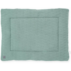 Trapunta per Box Bambini River Knit 80x100 cm Verde Cenere - Verde - Jollein en oferta