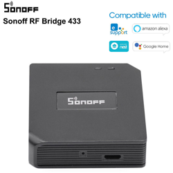 Gateway bridge SONOFF RF Wi-Fi a 433 MHz Telecomando Controllo vocale intelligente compatibile con Goo-gle Home e Amazon-Ale-xa características