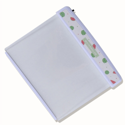 Asupermall - Lampada da lettura anguria a piastra piatta Lampada per la protezione degli occhi Lampada da lettura notturna da viaggio portatile,bianca características