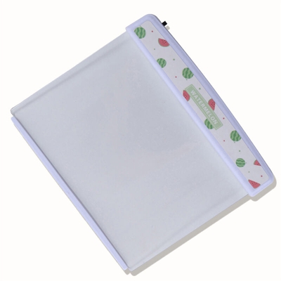 Asupermall - Lampada da lettura anguria a piastra piatta Lampada per la protezione degli occhi Lampada da lettura notturna da viaggio portatile,bianca